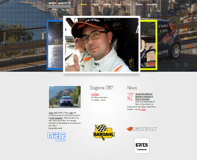 Rally Driver - Sergio Marchetti.<br><a href=http://www.sergiomarchetti.it target=_blank>www.sergiomarchetti.it</a>