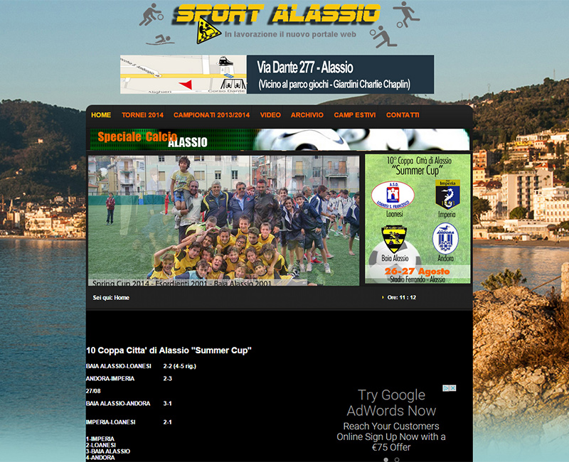 Portale dello sport alassino dedicato prevalentemente ai tornei di calcio organizzati dalla Baia Alassio.<br>Il progetto è stato realizzato utilizzando il CMS Joomla.<br><a href=http://www.sportalassio.it target=_blank>www.sportalassio.it</a>